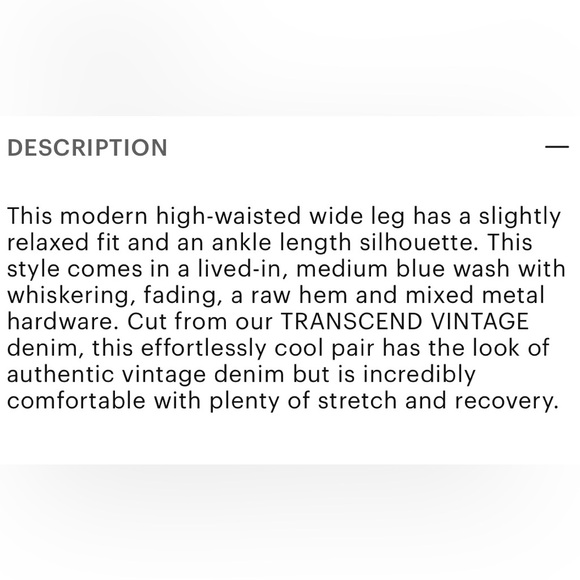 Paige Anessa Wide Leg Crop Jeans - Picture 12 of 12